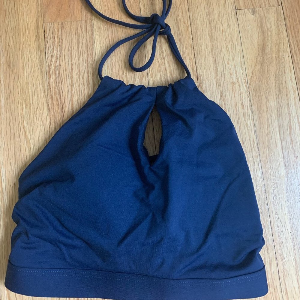 Navy Blue Athleta Bikini Top
